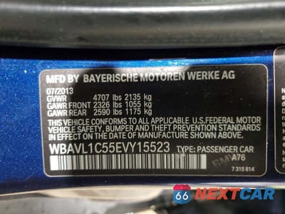 Zdjęcie 12 z 12 samochodu: 2014 BMW X1 XDRIVE28I VIN:WBAVL1C55EVY15523 - miniatura