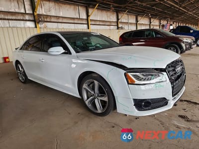 Czwarte zdjęcie samochodu z boku: 2018 AUDI A8 L QUATTRO VIN:WAU43AFD8JN000483 - miniatura