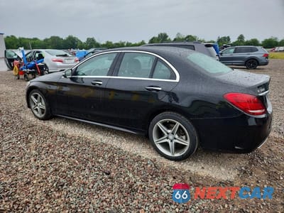 Drugie zdjęcie samochodu z przodu: 2016 MERCEDES-BENZ C 300 4MATIC VIN:WDDWF4KB2GR143865 - miniatura