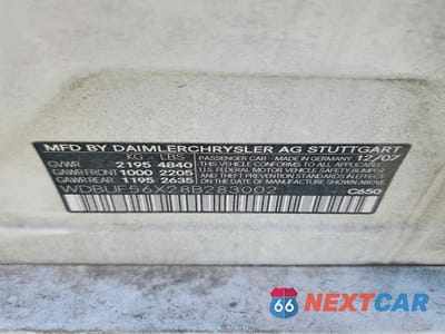 Zdjęcie 12 z 12 samochodu: 2008 MERCEDES-BENZ E 350 VIN:WDBUF56X28B283002 - miniatura