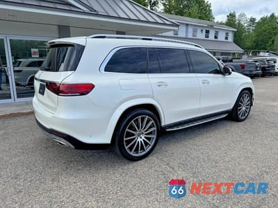 Czwarte zdjęcie samochodu z boku: 2020 MERCEDES-BENZ GLS 580 4MATIC VIN:4JGFF8GE1LA218323 - miniatura