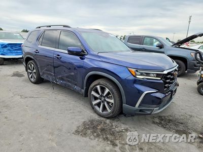 Czwarte zdjęcie samochodu z boku: 2023 HONDA PILOT TOURING VIN:5FNYG1H76PB034526 - miniatura