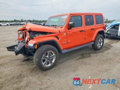 2019 JEEP WRANGLER UNLIMITED SAHARA 1C4HJXEN3KW677587 - główne zdjęcie licytacji z USA - miniatura
