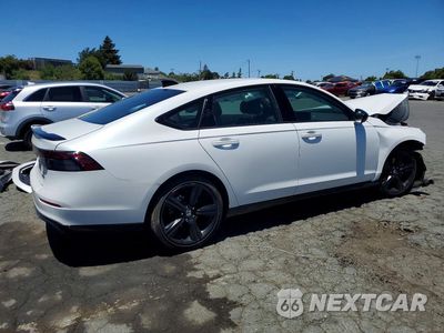 Trzecie zdjęcie samochodu z tyłu: 2025 HONDA ACCORD HYBRID SPORT-L VIN:1HGCY2F7XSA050067 - miniatura