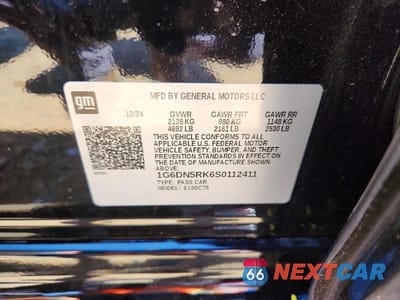 Zdjęcie 13 z 13 samochodu: 2025 CADILLAC CT5 PREMIUM LUXURY VIN:1G6DN5RK6S0112411 - miniatura