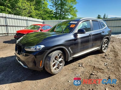 2022 BMW X3 SDRIVE30I 5UX43DP05N9J77733 - główne zdjęcie licytacji z USA - miniatura