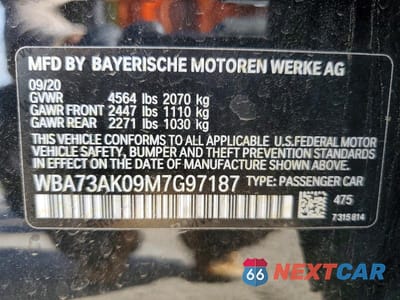 Zdjęcie 13 z 13 samochodu: 2021 BMW 228XI VIN:WBA73AK09M7G97187 - miniatura
