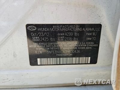 Zdjęcie 12 z 12 samochodu: 2013 HYUNDAI SONATA GLS VIN:5NPEB4AC6DH630436 - miniatura