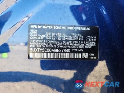 Zdjęcie 14 z 14 samochodu: 2021 BMW X3 XDRIVE30I VIN:5UXTY5C00M9E37840 - miniatura