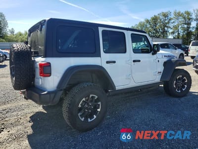 Trzecie zdjęcie samochodu z tyłu: 2026 JEEP WRANGLER RUBICON VIN:1C4PJXFG1TW248770 - miniatura