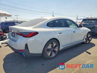 Trzecie zdjęcie samochodu z tyłu: 2024 BMW I4 EDRIVE 40 VIN:WBY73AW05RFR79932 - miniatura
