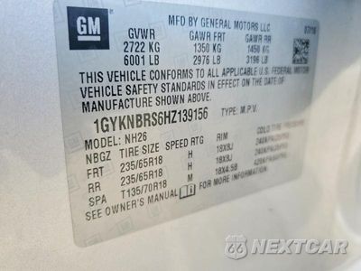 Zdjęcie 13 z 13 samochodu: 2017 CADILLAC XT5 LUXURY VIN:1GYKNBRS6HZ139156 - miniatura