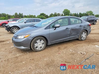2012 HONDA CIVIC HYBRID JHMFB4F24CS004029 - główne zdjęcie licytacji z USA - miniatura