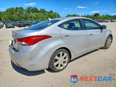 Trzecie zdjęcie samochodu z tyłu: 2012 HYUNDAI ELANTRA LIMITED VIN:KMHDH4AE4CU308390 - miniatura