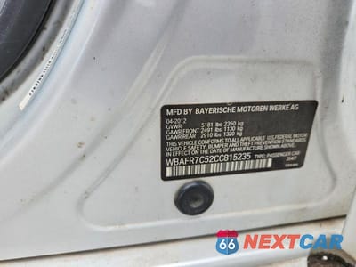 Zdjęcie 13 z 13 samochodu: 2012 BMW 535 I VIN:WBAFR7C52CC815235 - miniatura