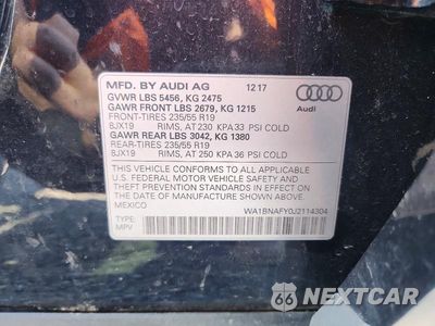 Zdjęcie 13 z 13 samochodu: 2018 AUDI Q5 PREMIUM PLUS VIN:WA1BNAFY0J2114304 - miniatura