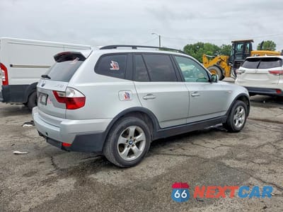 Trzecie zdjęcie samochodu z tyłu: 2007 BMW X3 3.0SI VIN:WBXPC93467WF04137 - miniatura