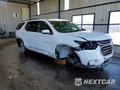 Czwarte zdjęcie samochodu z boku: 2019 CHEVROLET TRAVERSE LT VIN:1GNEVHKW5KJ238101 - miniatura