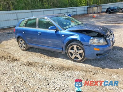 Czwarte zdjęcie samochodu z boku: 2007 AUDI A3 2 VIN:WAUHF78PX7A053348 - miniatura