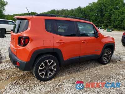 Trzecie zdjęcie samochodu z tyłu: 2015 JEEP RENEGADE LATITUDE VIN:ZACCJBBT1FPB92920 - miniatura