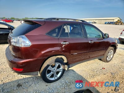 Trzecie zdjęcie samochodu z tyłu: 2008 LEXUS RX 400H VIN:JTJHW31U182857834 - miniatura