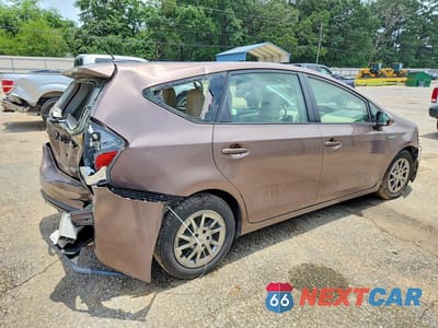 Trzecie zdjęcie samochodu z tyłu: 2017 TOYOTA PRIUS V FOUR VIN:JTDZN3EUXHJ061772 - miniatura