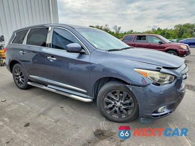Czwarte zdjęcie samochodu z boku: 2013 INFINITI JX35 BASE VIN:5N1AL0MM7DC323910 - miniatura
