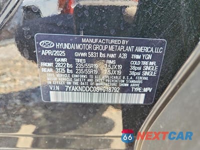 Zdjęcie 14 z 14 samochodu: 2025 HYUNDAI IONIQ 5 SEL VIN:7YAKNDDC0SY018792 - miniatura
