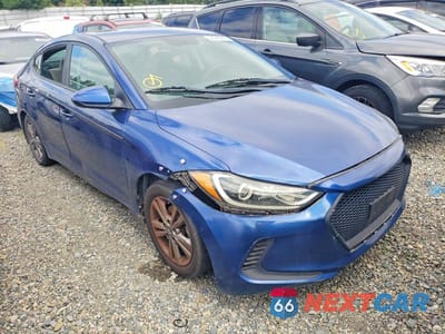 Czwarte zdjęcie samochodu z boku: 2017 HYUNDAI ELANTRA SE VIN:5NPD84LF2HH116879 - miniatura