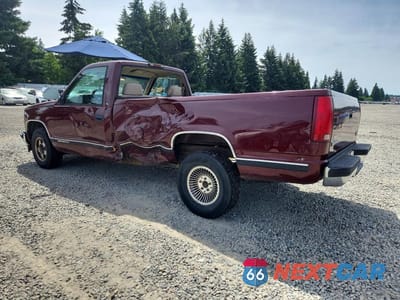 Drugie zdjęcie samochodu z przodu: 1998 GMC SIERRA C1500 VIN:1GTEC14MXWZ507590 - miniatura