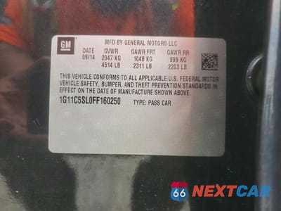 Zdjęcie 12 z 12 samochodu: 2015 CHEVROLET MALIBU 1LT VIN:1G11C5SL0FF160250 - miniatura