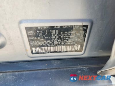 Zdjęcie 13 z 13 samochodu: 2013 SUBARU OUTBACK 2.5I PREMIUM VIN:4S4BRCGC3D3208762 - miniatura
