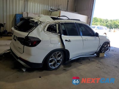 Trzecie zdjęcie samochodu z tyłu: 2023 BMW X3 XDRIVE30I VIN:5UX53DP02P9R81771 - miniatura