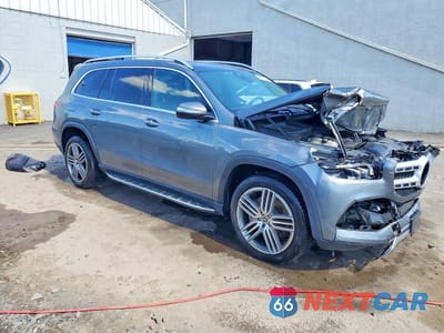Czwarte zdjęcie samochodu z boku: 2021 MERCEDES-BENZ GLS 450 4MATIC VIN:4JGFF5KE3MA378730 - miniatura