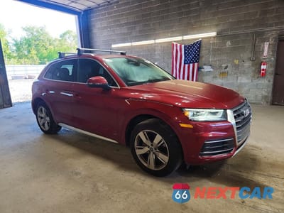 Czwarte zdjęcie samochodu z boku: 2019 AUDI Q5 PREMIUM PLUS VIN:WA1BNAFYXK2053366 - miniatura