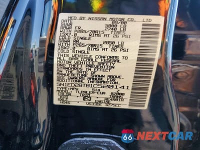 Zdjęcie 13 z 13 samochodu: 2001 NISSAN XTERRA XE-V6 VIN:5N1ED28T81C520141 - miniatura