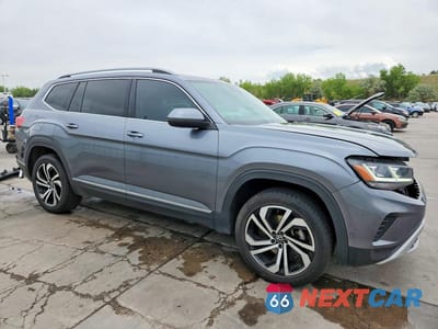 Czwarte zdjęcie samochodu z boku: 2021 VOLKSWAGEN ATLAS SEL PREMIUM VIN:1V2TR2CA4MC515282 - miniatura