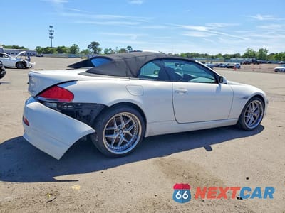 Trzecie zdjęcie samochodu z tyłu: 2007 BMW 650 I VIN:WBAEK13507CN80367 - miniatura
