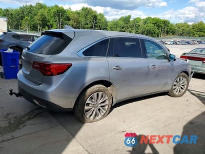 Trzecie zdjęcie samochodu z tyłu: 2016 ACURA MDX TECHNOLOGY VIN:5FRYD4H49GB022661 - miniatura