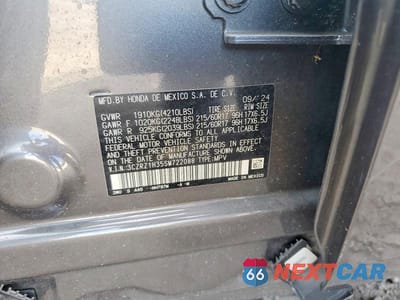 Zdjęcie 12 z 12 samochodu: 2025 HONDA HR-V LX VIN:3CZRZ1H35SM722088 - miniatura