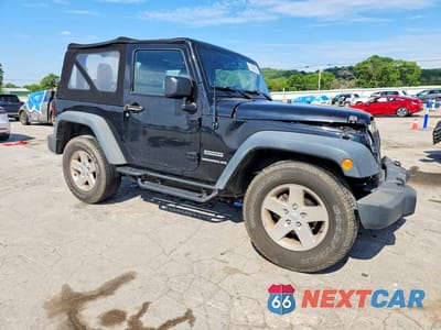 Czwarte zdjęcie samochodu z boku: 2014 JEEP WRANGLER SPORT VIN:1C4GJWAGXEL278162 - miniatura
