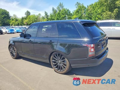 Drugie zdjęcie samochodu z przodu: 2017 LAND ROVER RANGE ROVER SUPERCHARGED VIN:SALGS2FE9HA330077 - miniatura