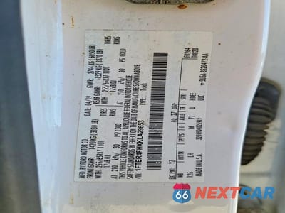 Zdjęcie 12 z 12 samochodu: 2019 FORD RANGER XL VIN:1FTER4FHXKLA29653 - miniatura