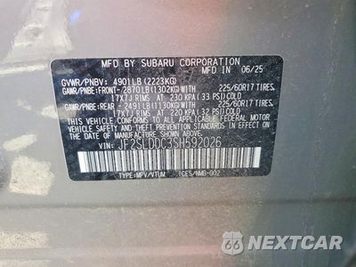 Zdjęcie 12 z 12 samochodu: 2025 SUBARU FORESTER PREMIUM VIN:JF2SLDDC3SH592026 - miniatura