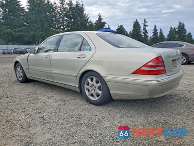 Drugie zdjęcie samochodu z przodu: 2002 MERCEDES-BENZ S 500 VIN:WDBNG75J92A242888 - miniatura
