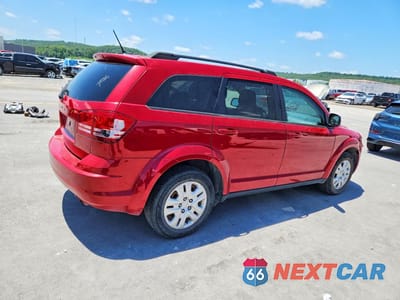 Trzecie zdjęcie samochodu z tyłu: 2018 DODGE JOURNEY SE VIN:3C4PDCAB4JT242945 - miniatura