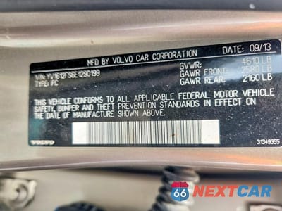 Zdjęcie 12 z 12 samochodu: 2014 VOLVO S60 T5 VIN:YV1612FS6E1290199 - miniatura