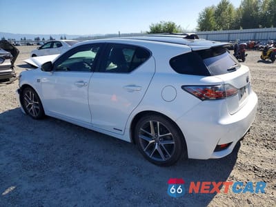 Drugie zdjęcie samochodu z przodu: 2014 LEXUS CT 200 VIN:JTHKD5BH9E2203041 - miniatura