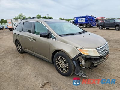 Czwarte zdjęcie samochodu z boku: 2012 HONDA ODYSSEY EXL VIN:5FNRL5H65CB071916 - miniatura