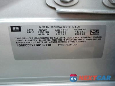 Zdjęcie 12 z 12 samochodu: 2011 CADILLAC CTS VIN:1G6DC5EY7B0162718 - miniatura